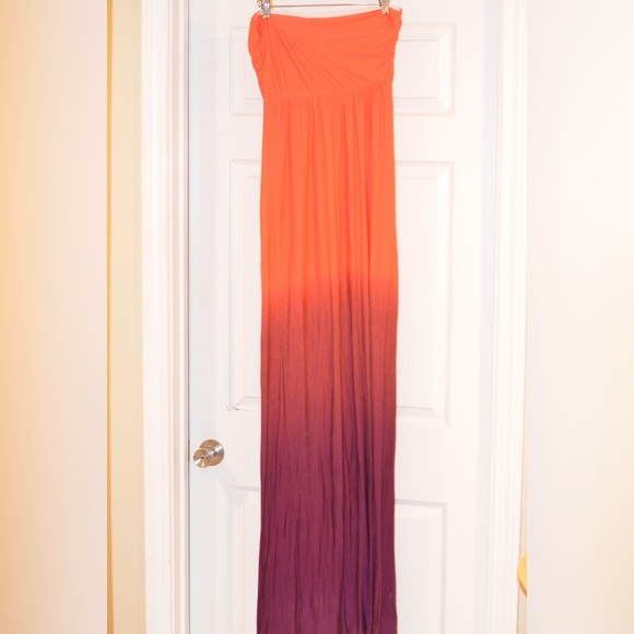 Old Navy Maxi Dress Women’s Maternity ombre Maxi Dress Size Small - Picture 7 of 8